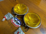 Koito Fog Lamp Round Pair New Old Stock Made In Japan..