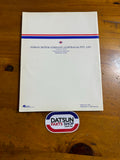 Datsun 910 Bluebird Service Manual Series 3 Sup. Used Genuine Book