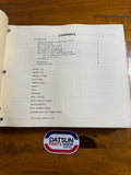 Datsun 620 Parts Catalog Folder Right Drive Used Nissan