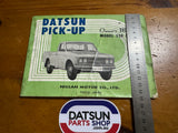 Datsun 520 Owners Manual Used