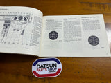 Datsun 1200 Ute Owners Manual Used Nissan B120