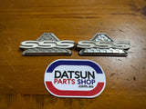 Datsun 180B SSS Badge Pair Used