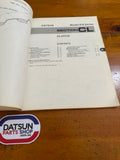 Datsun 910 Bluebird Service Manual Aust. Sup. Used Genuine Book