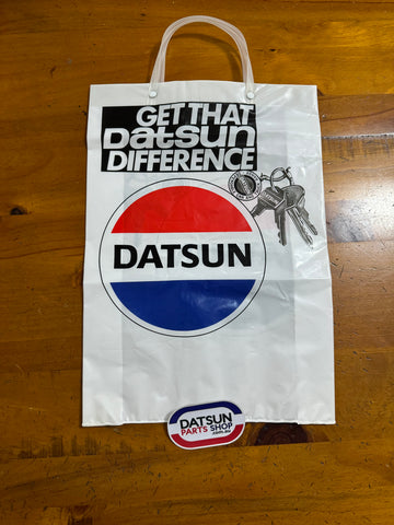 Get That Datsun Difference Plastic Shopping Bag Used