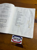 Datsun 1600 Service Manual 510 L16