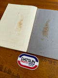 Nissan Engine Model P Service Manual Used Datsun Patrol