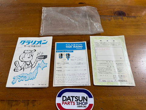 Datsun Clarion Radio Cards Used Nissan B110