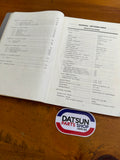 Nissan Engine Model P Service Manual Used Datsun Patrol