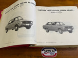 Datsun 1200 Parts Catalog Folder Right Drive Used B110 Nissan