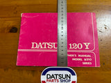 Datsun 120Y Owners Manual Genuine Nissan B210 Used