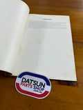 Datsun 1200 Ute B120 Service Bulletin Used.