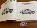 Datsun 1200 Parts Catalog Folder Right Drive Used B110 Nissan