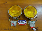 Koito Fog Lamp Round Pair New Old Stock Made In Japan 115mm Lens.