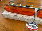 Datsun 1200 JDM Front Combo Light Pair Genuine New Old Stock