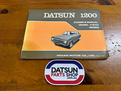 Datsun 1200 Owners Manual Used Nissan B110