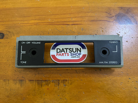 Datsun 910 Bluebird Radio Face Plate Used Nissan