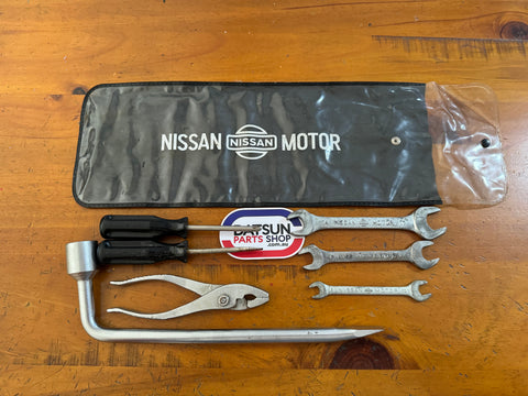 Datsun Nissan Motor Tool Bag & Tools Used