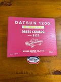 Datsun 1200 Ute B120 Parts Catalog Folder Right Drive Used Nissan