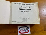 Datsun 1600 Parts Catalog 510 Used Genuine Nissan.