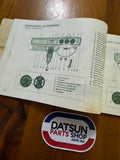 Datsun 1200 Owners Manual Used Nissan B110