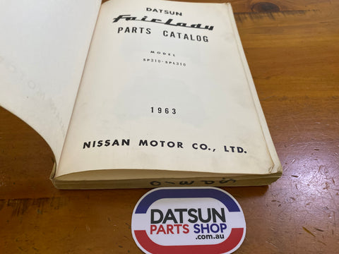 Datsun Fairlady SP310 Parts Catalogue Used Roadster – Datsun Parts 