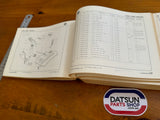 Datsun 1600 Parts Catalog 510 Used Genuine Nissan