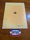 Datsun Skyline C110 240K Service Manual Chassis and Body Sup.1 Used