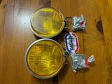 Koito Fog Lamp Round Pair New Old Stock Made In Japan..