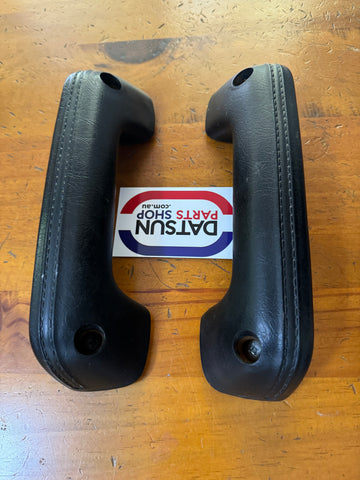 Datsun Black Arm Rest Pair Used Genuine