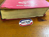 Datsun 1200 Parts Catalog Folder Right Drive Used B110 Nissan