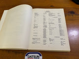 Datsun 1600 Gregory’s Service Manual 510 L16