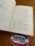 Datsun Sunny 120Y Parts Catalog B210 Used