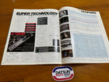 The Super Line-Up Sales Brochure Used Genuine Nissan Bluebird Fairlady Z ect