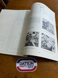 Datsun 1200 B110 Service Manual Chassis and Body Used