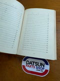 Datsun Sunny 120Y Parts Catalog B210 Used