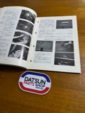 Datsun Sunny Owners Manual 1200 B110 JDM Used