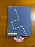 Datsun Skyline C110 240K Service Manual Used