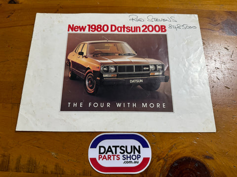 Datsun 200B Sales Brochure Used Genuine