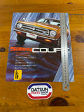 Datsun Sunny Coupe 1200 Japanese Advertising Folder Used