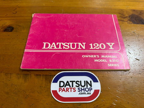 Datsun 120Y Owners Manual Genuine Nissan B210 Used