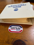 Nissan Identification Catalogue Folder Used Datsun