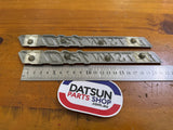 Datsun B310 140Y 1/4 Panel Badge Pair Used