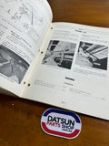 Datsun 1600 Service Manual 510 Used Genuine Nissan