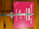 Datsun 1200 Parts Catalog Folder Right Drive Used B110 Nissan