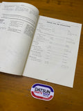 Datsun 620 Service Manual Sup. 1500 Used