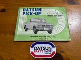 Datsun 520 Owners Manual Used