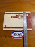 Datsun 1200 Ute Owners Manual Used Nissan B120.