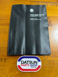 Datsun Owners Manual Folder Used Nissan Australia