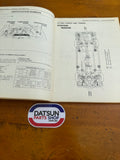 Datsun 910 Bluebird Service Manual Aust. Sup. Used Genuine Book