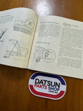 Datsun 1200 Owners Manual Used Nissan B110